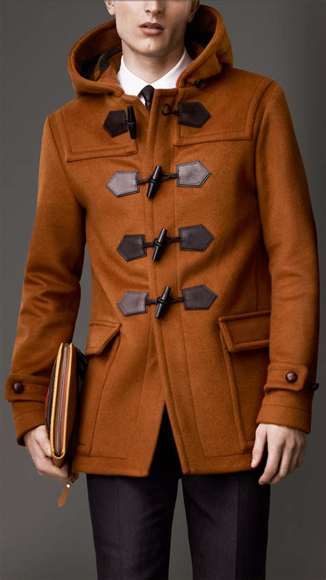 burberry duffle coat men's|burberry men's cashmere overcoat.